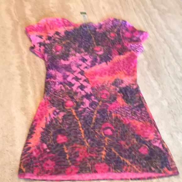 Beautiful Fresh Brewed Vibrant Pink Tee - Picture 3 of 4